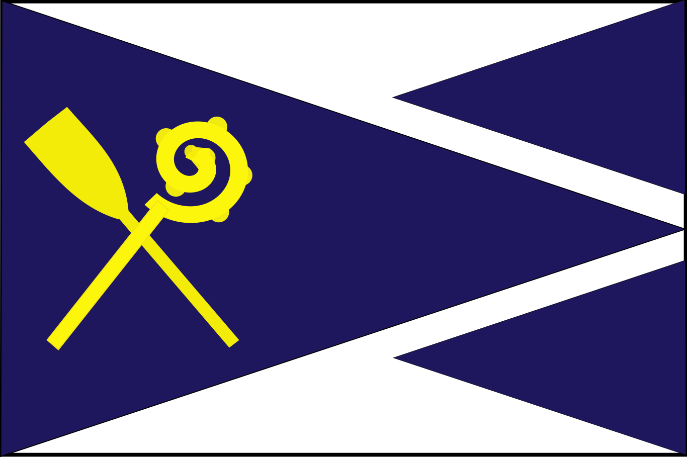 Obrázek vlajky města Husinec v rozlišení 1366x909 Jihočeský kraj Husinecká vlajka 