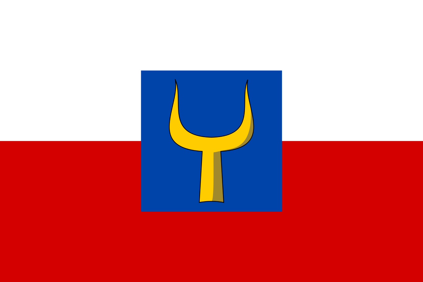 Obrázek vlajky města Jablonné V Podještědí v rozlišení 1366x911 Liberecký kraj  