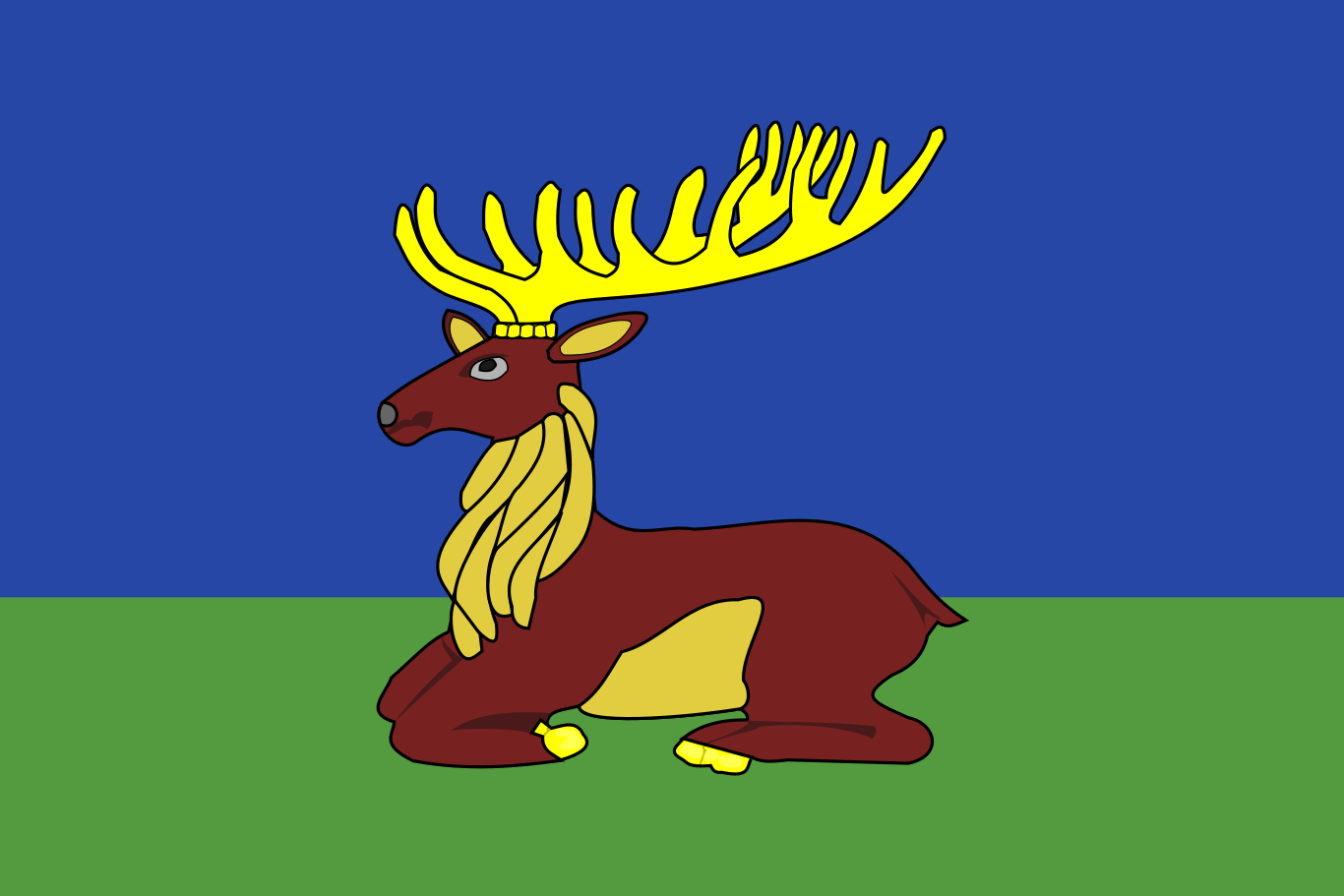 Obrázek vlajky města Jaroměřice Nad Rokytnou v rozlišení 1366x911 Kraj Vysočina Jaroměřická vlajka 