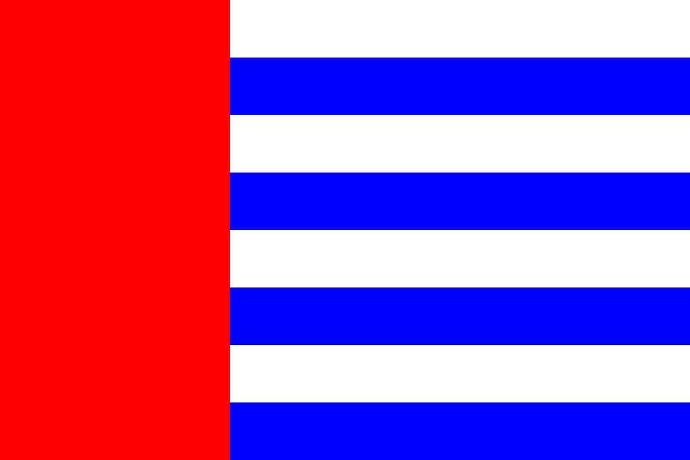 Obrázek vlajky města Protivín v rozlišení 1366x911 Jihočeský kraj Protivínská vlajka 
