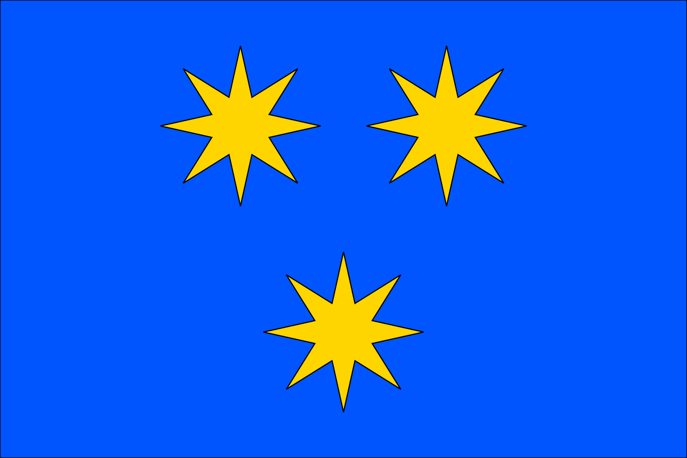 Obrázek vlajky města Slušovice v rozlišení 1366x911 Zlínský kraj Slušovická vlajka 