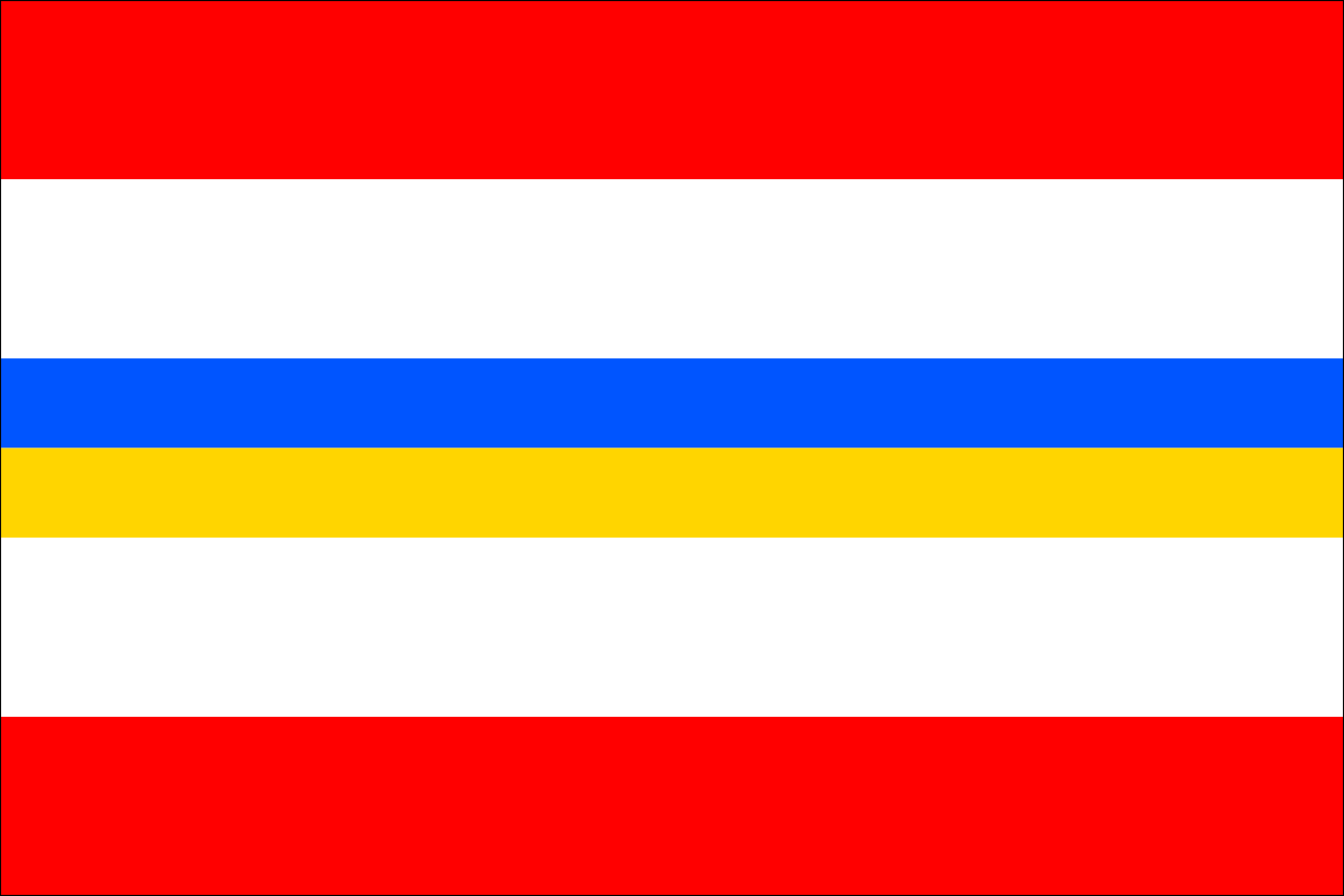 Obrázek vlajky města Trmice v rozlišení 1366x911 Ústecký kraj Trmická vlajka 