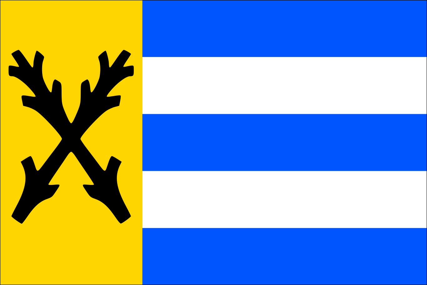 Obrázek vlajky města Úštěk v rozlišení 1366x911 Ústecký kraj Úštěcká vlajka 