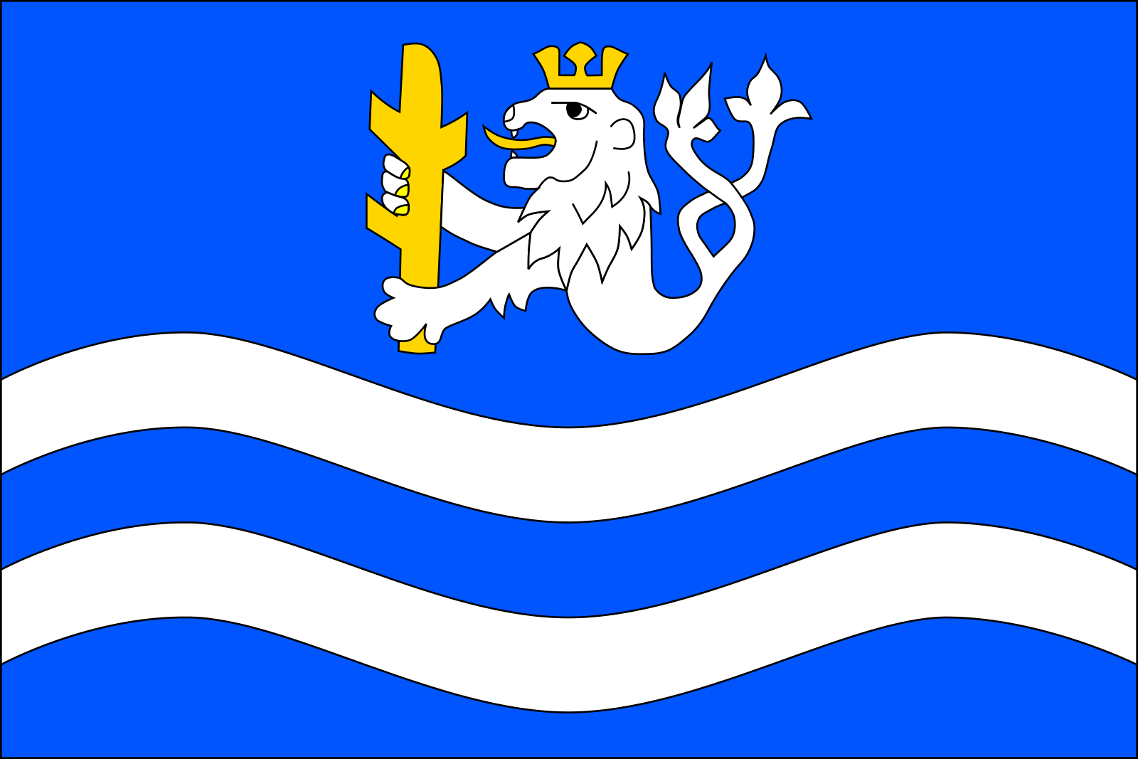 Obrázek vlajky města Bohušovice Nad Ohří v rozlišení 1600x1067 Ústecký kraj Bohušovická vlajka 
