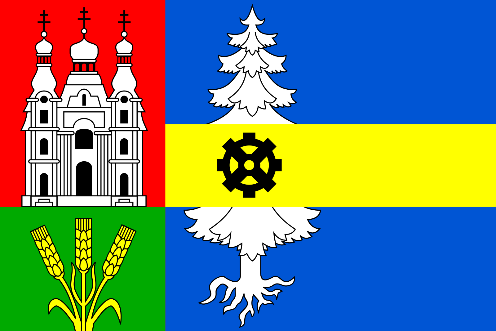 Obrázek vlajky města Hejnice v rozlišení 1600x1067 Liberecký kraj Hejnická vlajka 