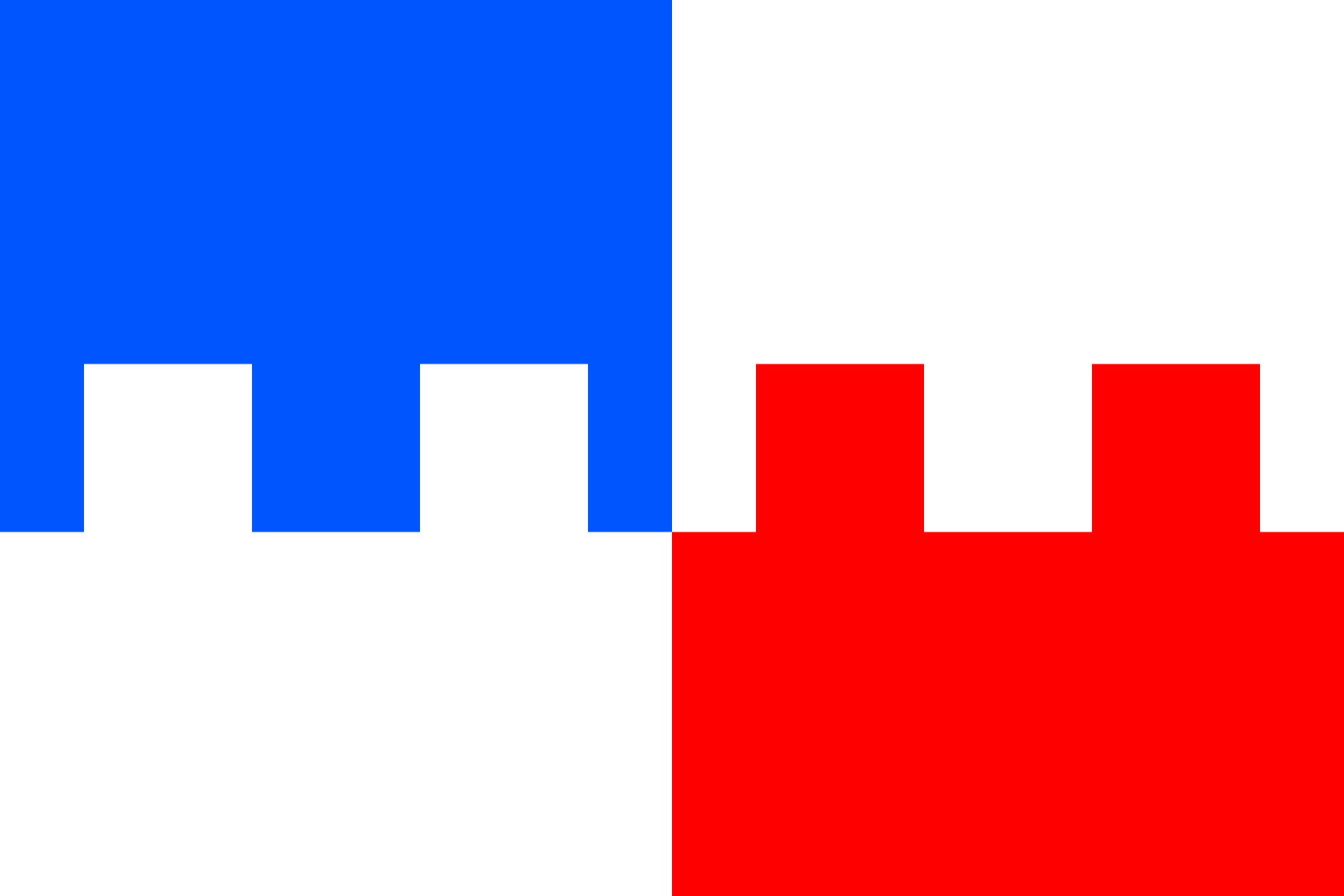 Obrázek vlajky města Koryčany v rozlišení 1600x1067 Zlínský kraj Koryčanská vlajka 