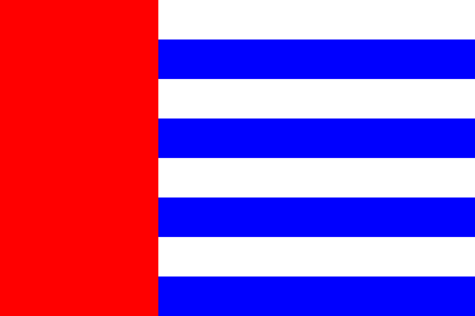 Obrázek vlajky města Protivín v rozlišení 1600x1067 Jihočeský kraj Protivínská vlajka 