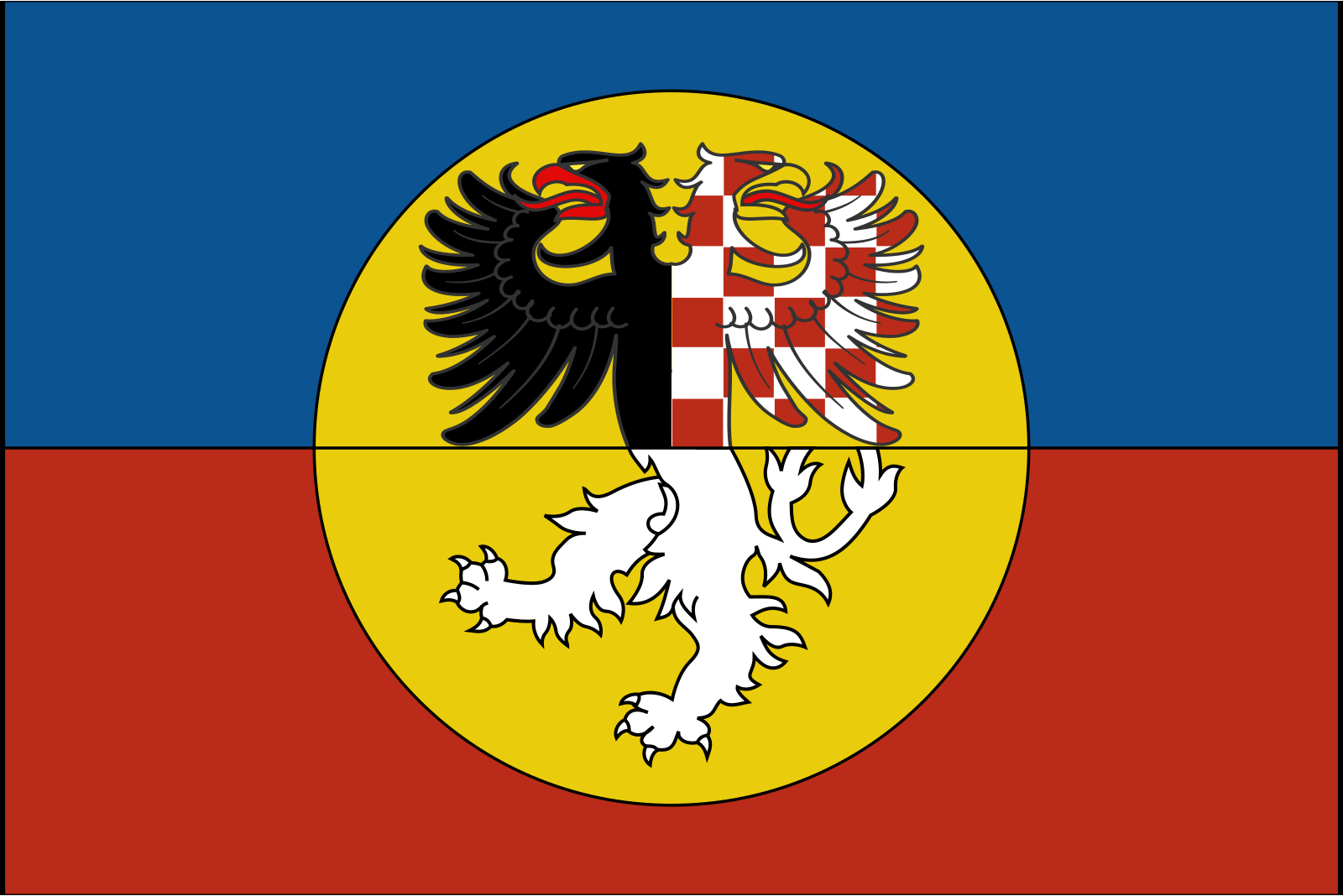 Obrázek vlajky města Slavkov U Brna v rozlišení 1600x1068 Jihomoravský kraj  