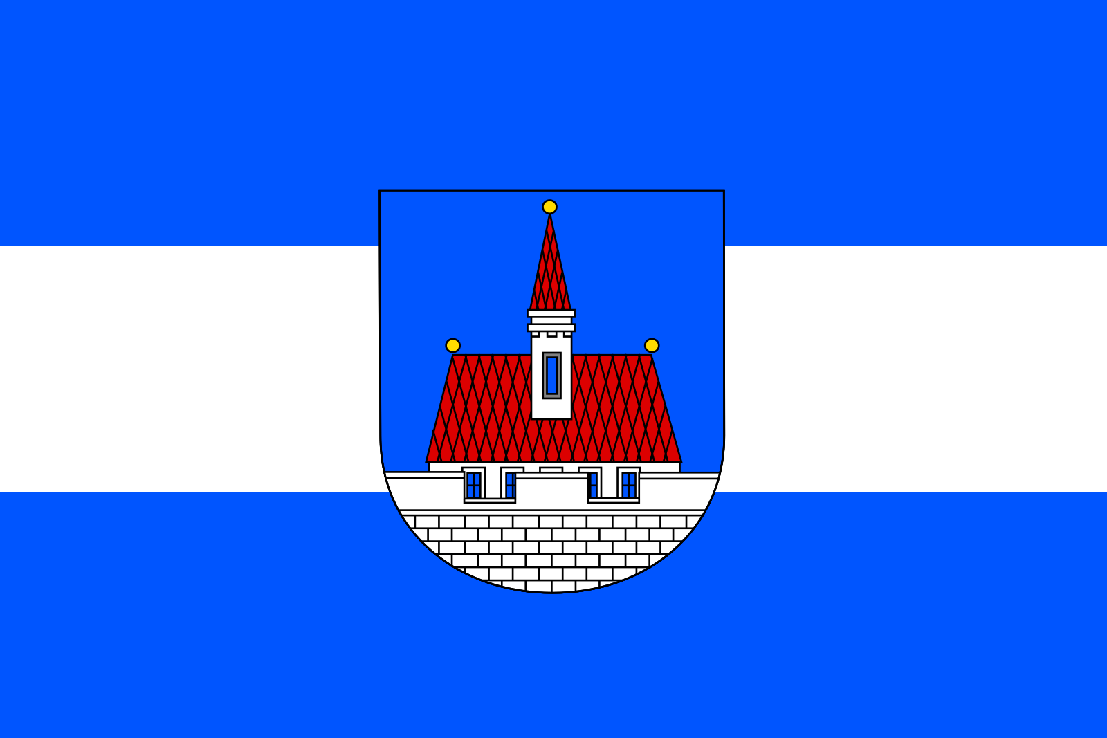 Obrázek vlajky města Ústí Nad Orlicí v rozlišení 1600x1067 Pardubický kraj Ústeckoorlická vlajka 