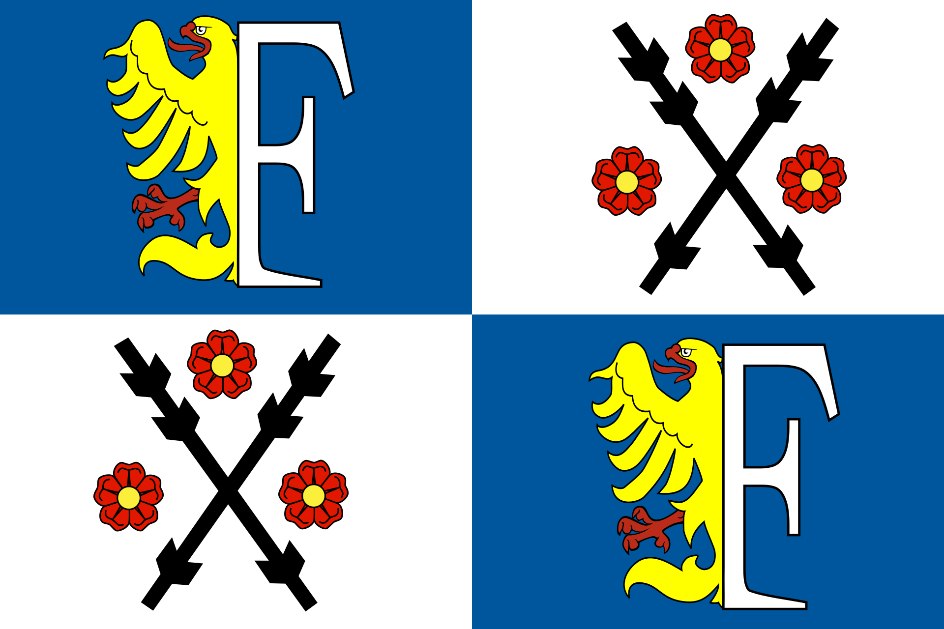 Obrázek vlajky města Frýdek-Místek v rozlišení 1920x1280 Moravskoslezský kraj Frýdecko-místecká vlajka 