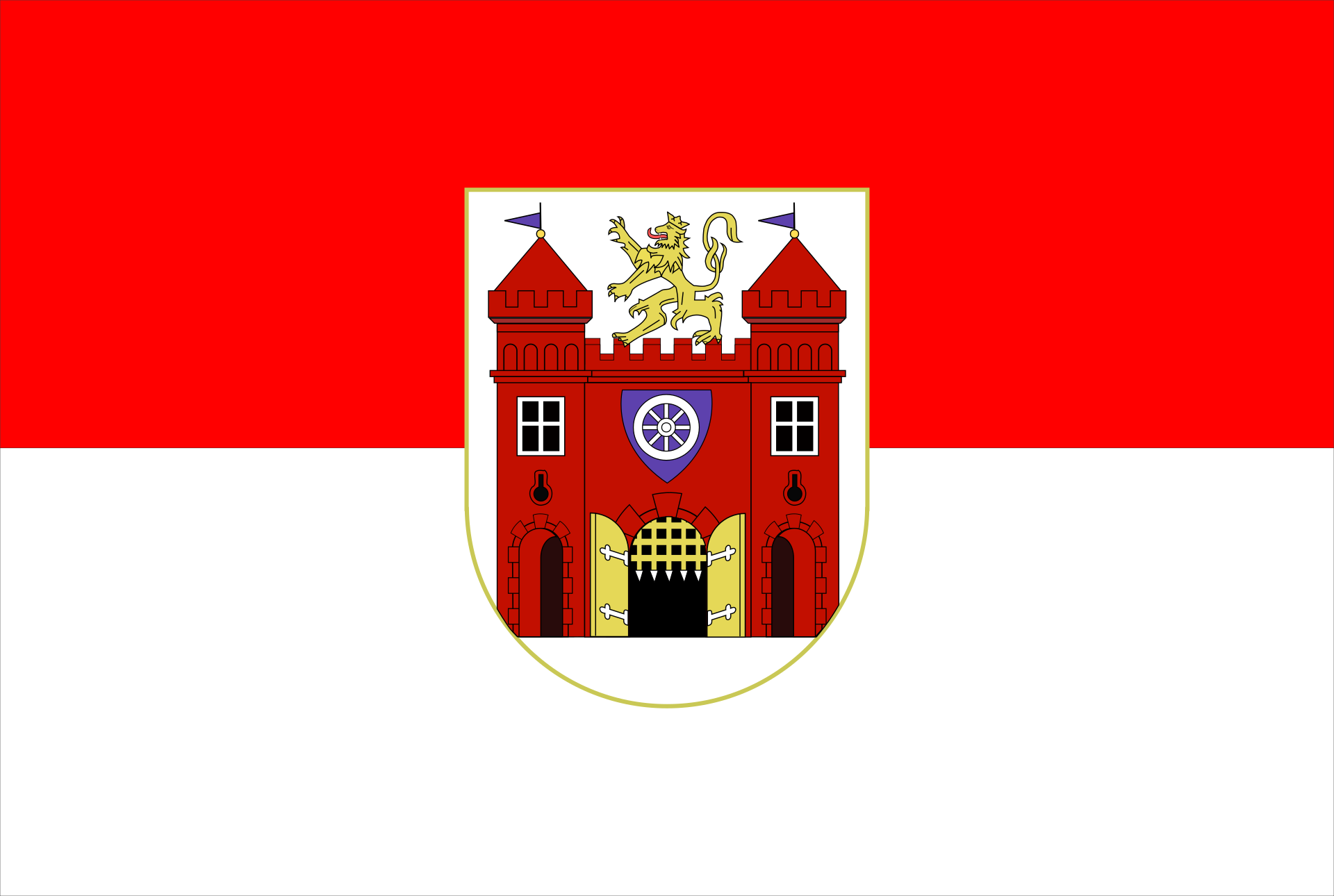 Obrázek vlajky města Liberec v rozlišení 1920x1290 Liberecký kraj Liberecká vlajka 