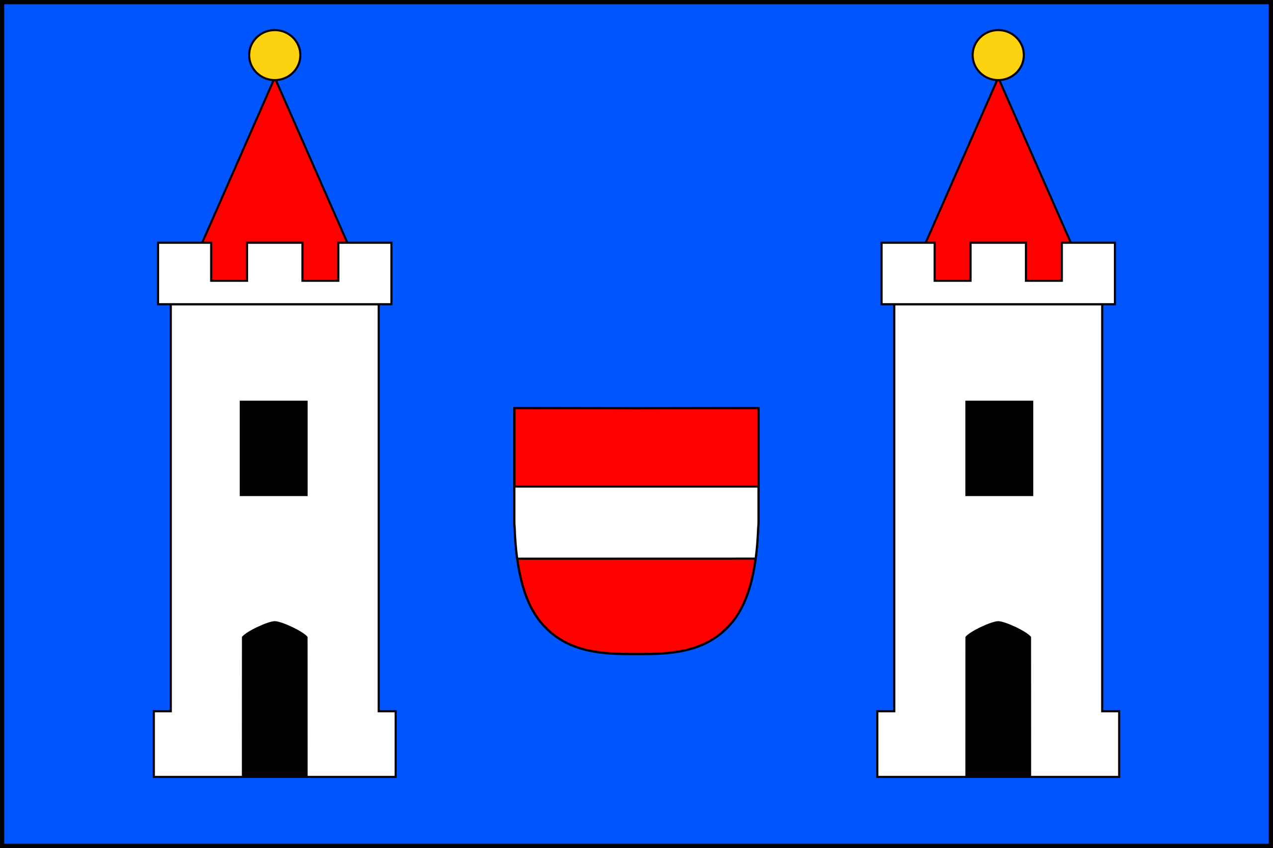 Obrázek vlajky města Neveklov v rozlišení 2560x1707 Středočeský kraj Neveklovská vlajka 