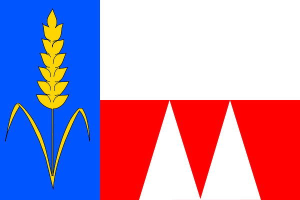 Vlajka města Hulín | Hulín | Hulínská vlajka | Zlínský kraj | Česká republika