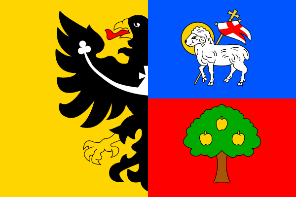 Vlajka města Jablunkov | Jablunkov | Jablunkovská vlajka | Moravskoslezský kraj | Česká republika