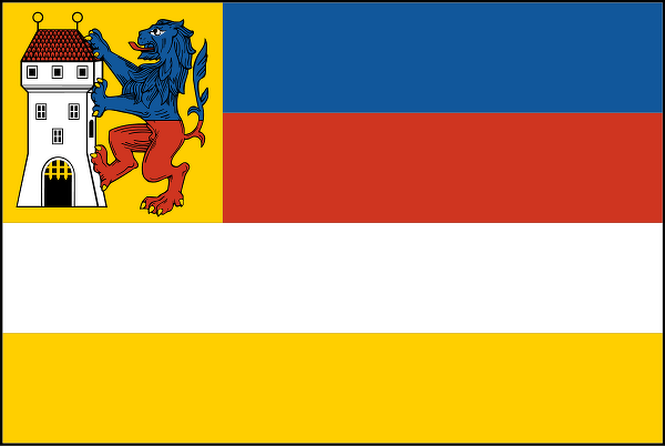 Vlajka města Pacov | Pacov | Pacovská vlajka | Kraj Vysočina | Česká republika