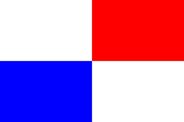 Vlajka města Poběžovice | Poběžovice | Poběžovická vlajka | Plzeňský kraj | Česká republika