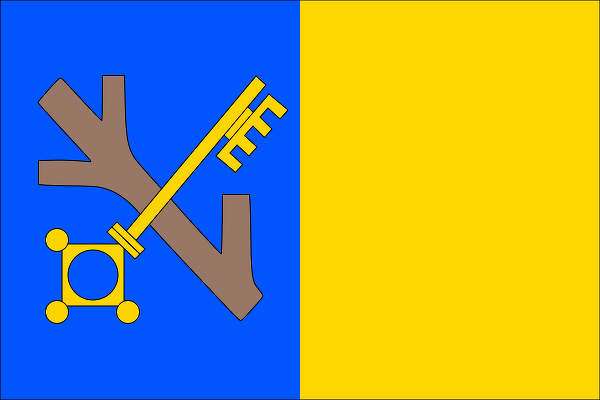 Vlajka města Rajhrad | Rajhrad | Rajhradská vlajka | Jihomoravský kraj | Česká republika